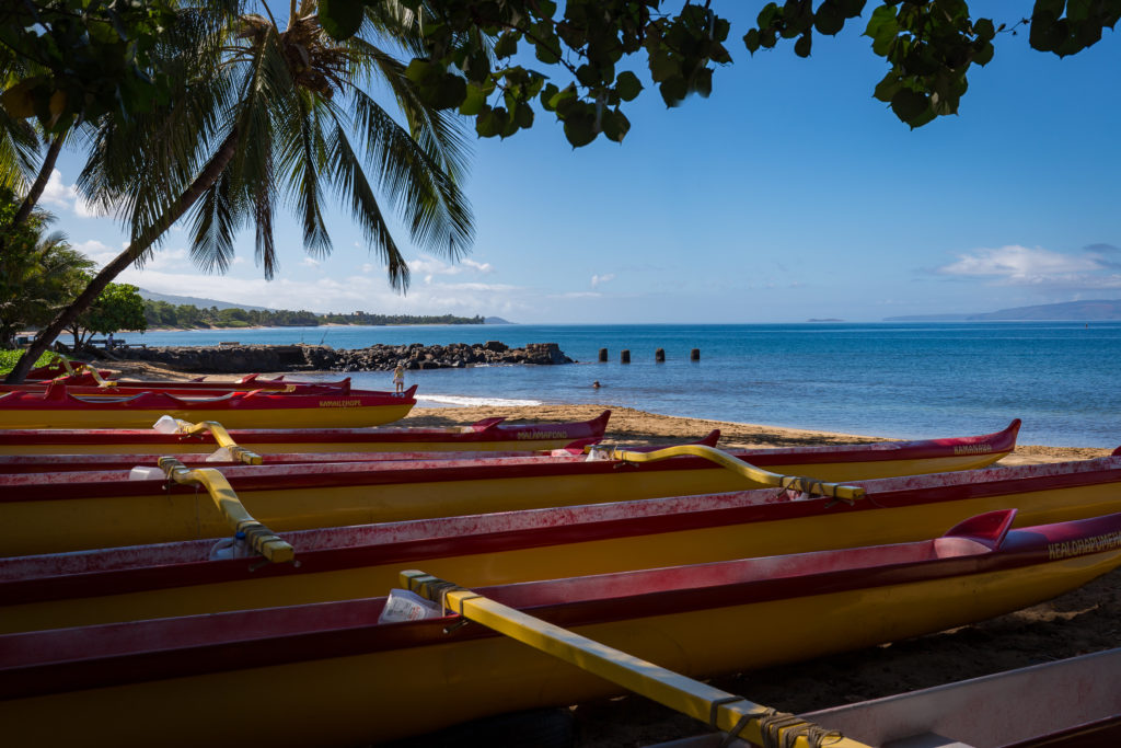 Canoes_Sugar Beach Maui