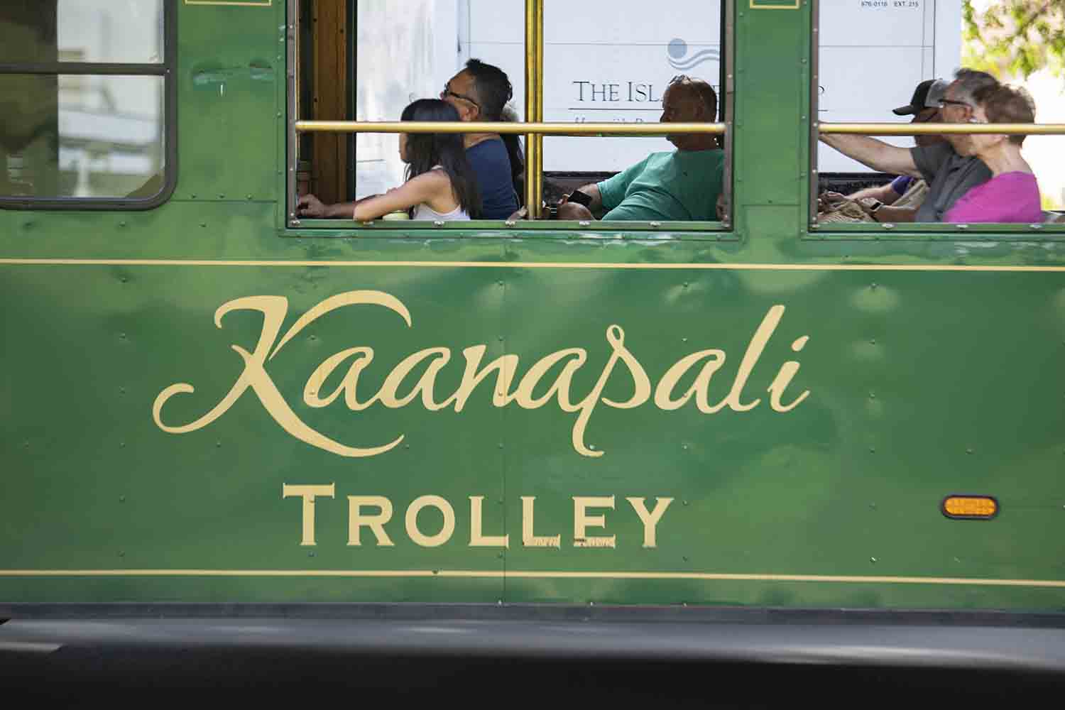 Kaanapali Trolley Seating