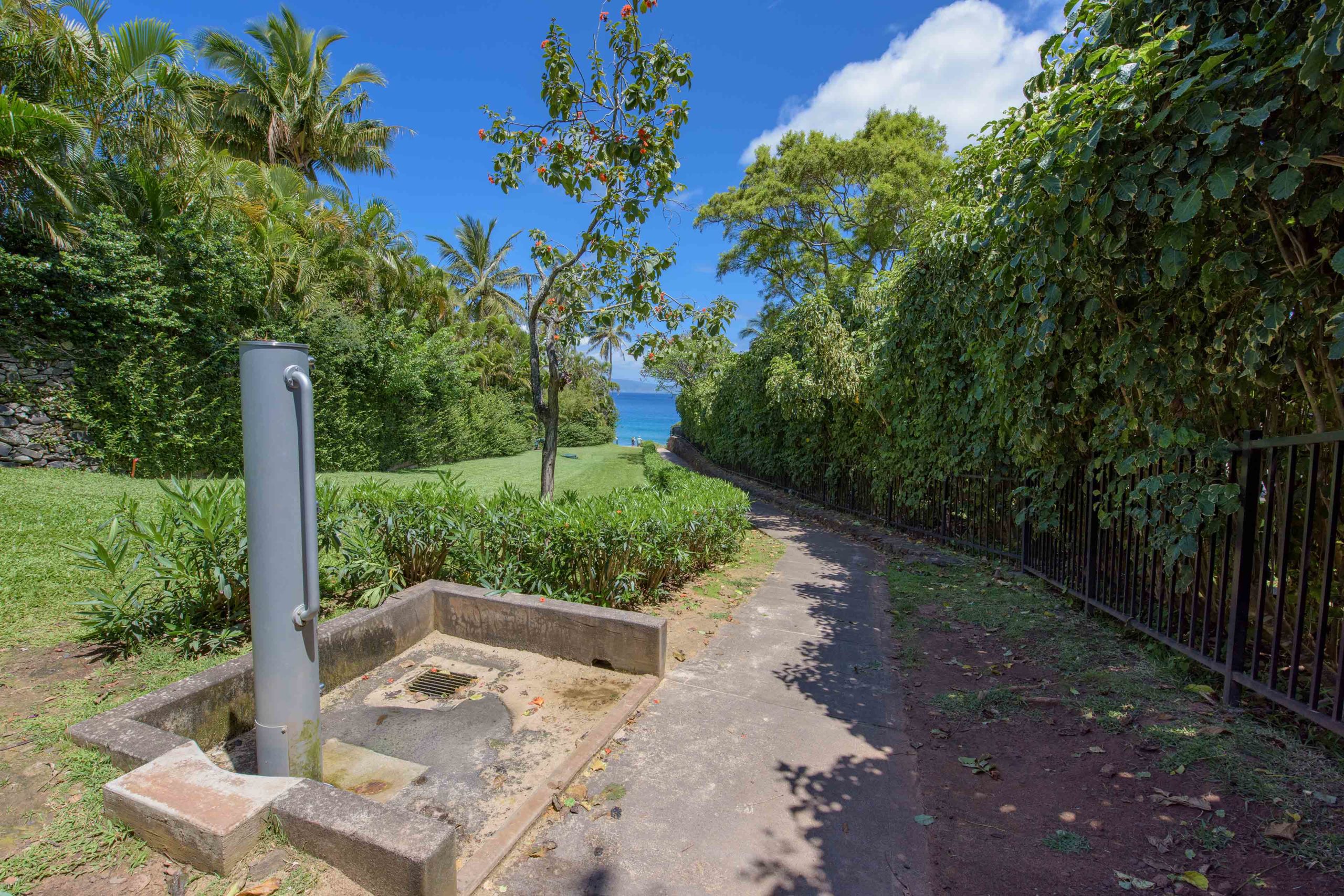 Showers at Oneloa Beach or Irondwoods Beach