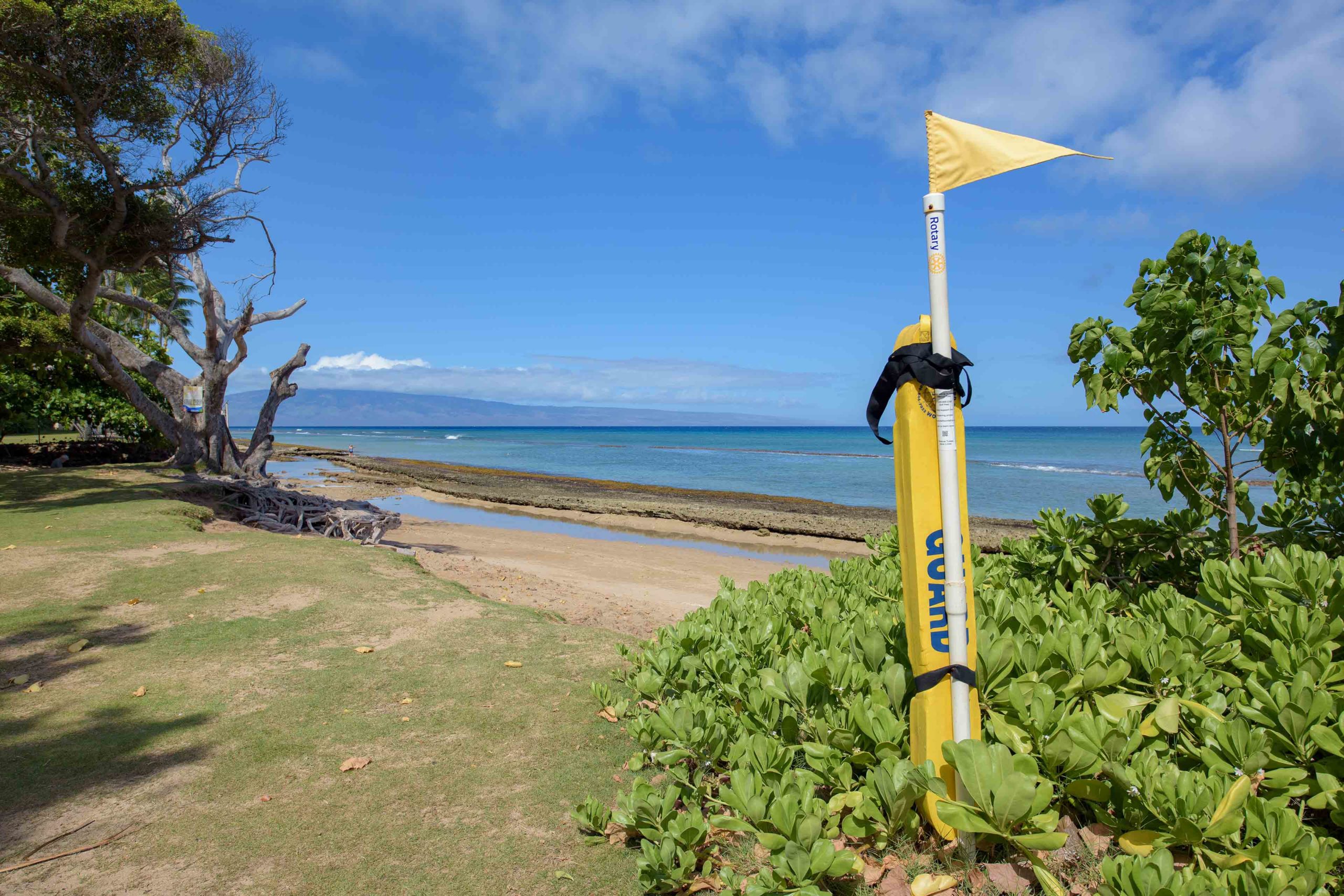 Life Guard Pole at Honokowai Beach Park