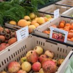 Pomegranate and Local Fruits at Napili Farmers Market on Maui