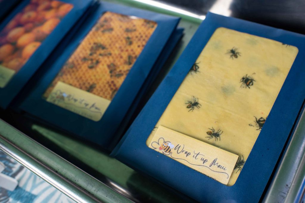 Maui Bees Wax Wraps at Napili Farmers Market on Maui