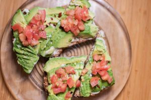 Avocado Toast with crema at Choice Health Bar