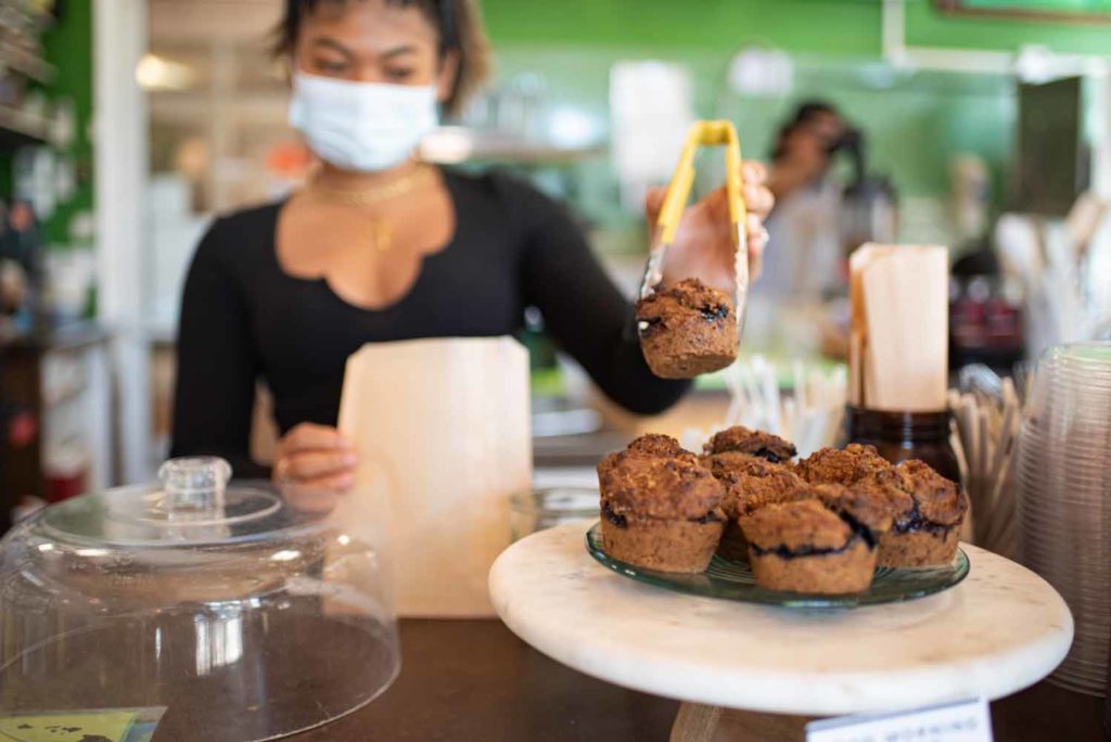 Fresh Muffins at Choice Health Bar