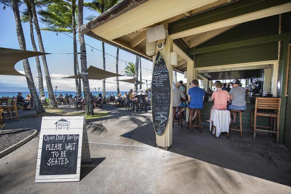 Entrance at The Burger Shack Maui