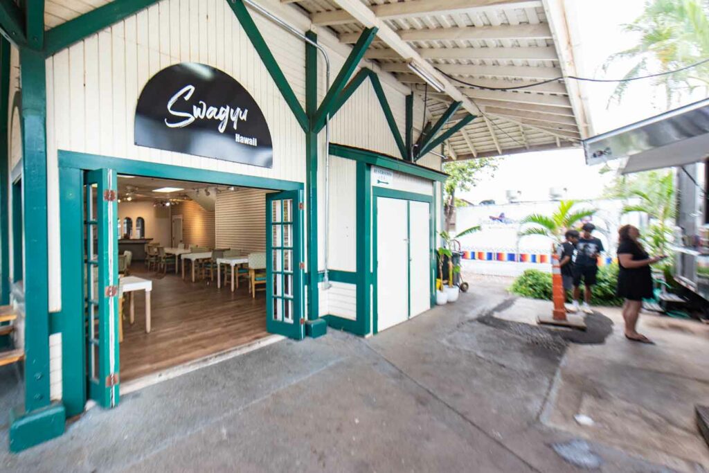 Swagyu Dining Entrance in Lahaina