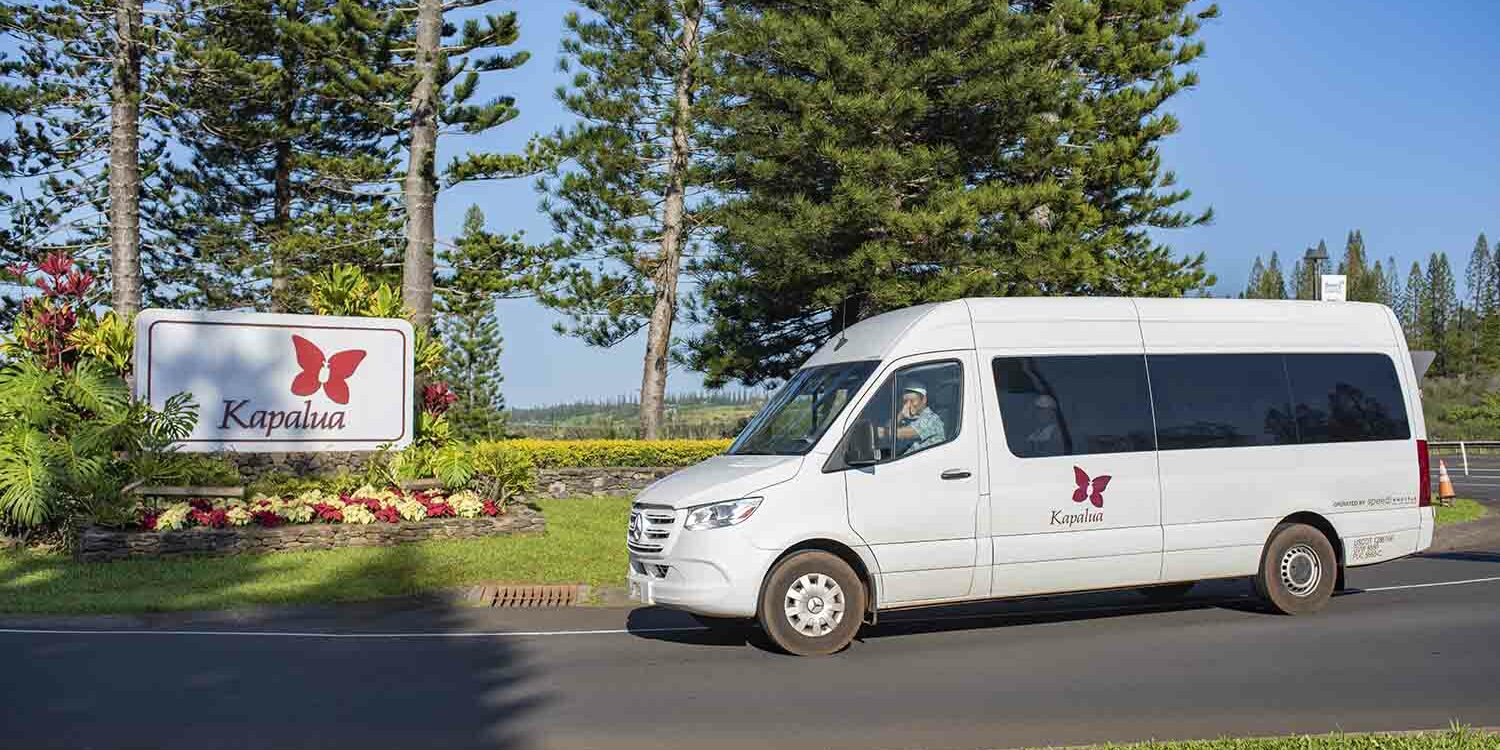 Kapalua Office Road Entrance Kapalua Shuttle