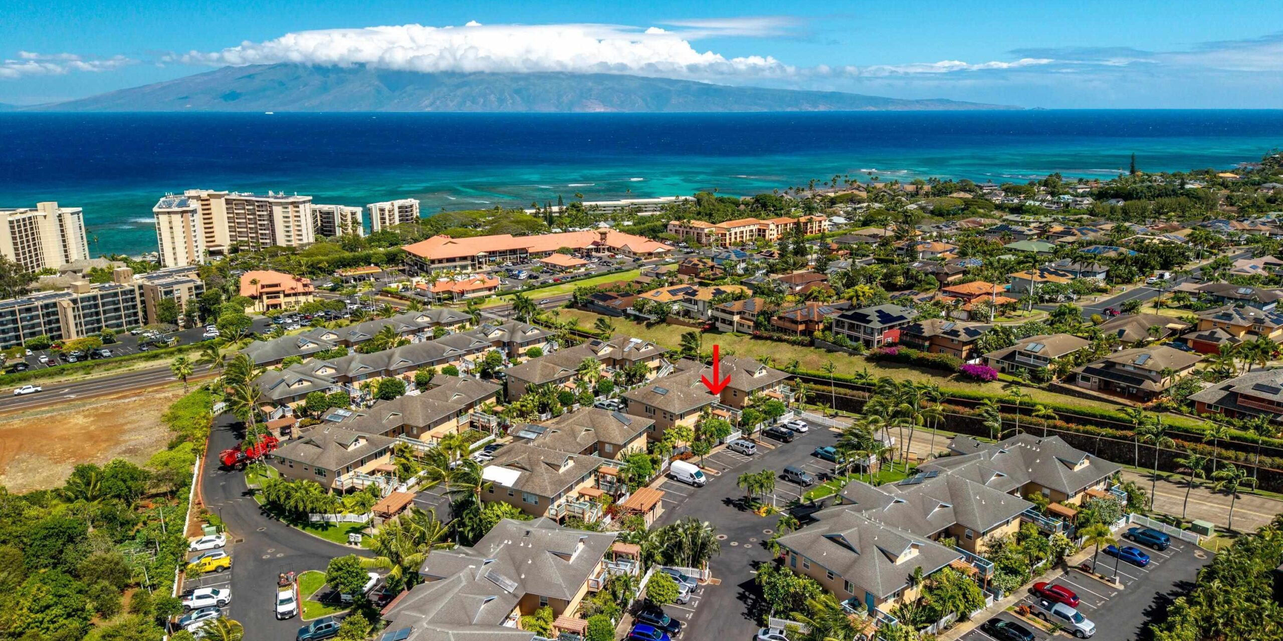 Villas at Kahana Ridge aerial views, Maui