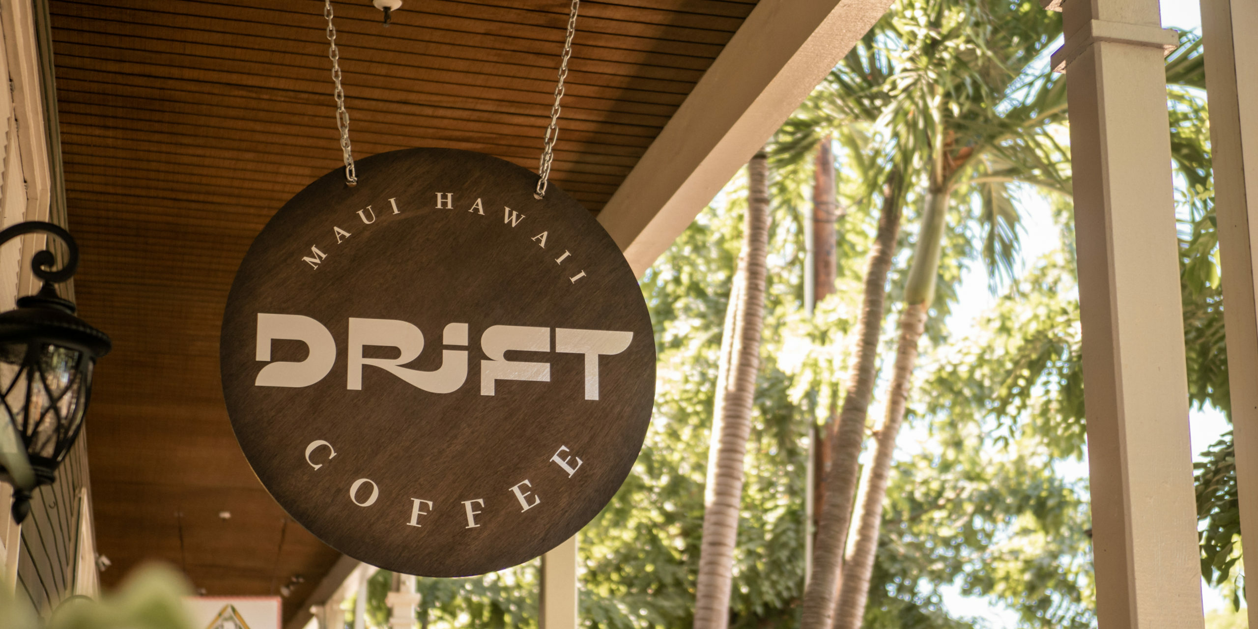 Gourmet Coffee Drift Maui; Outdoor Sign