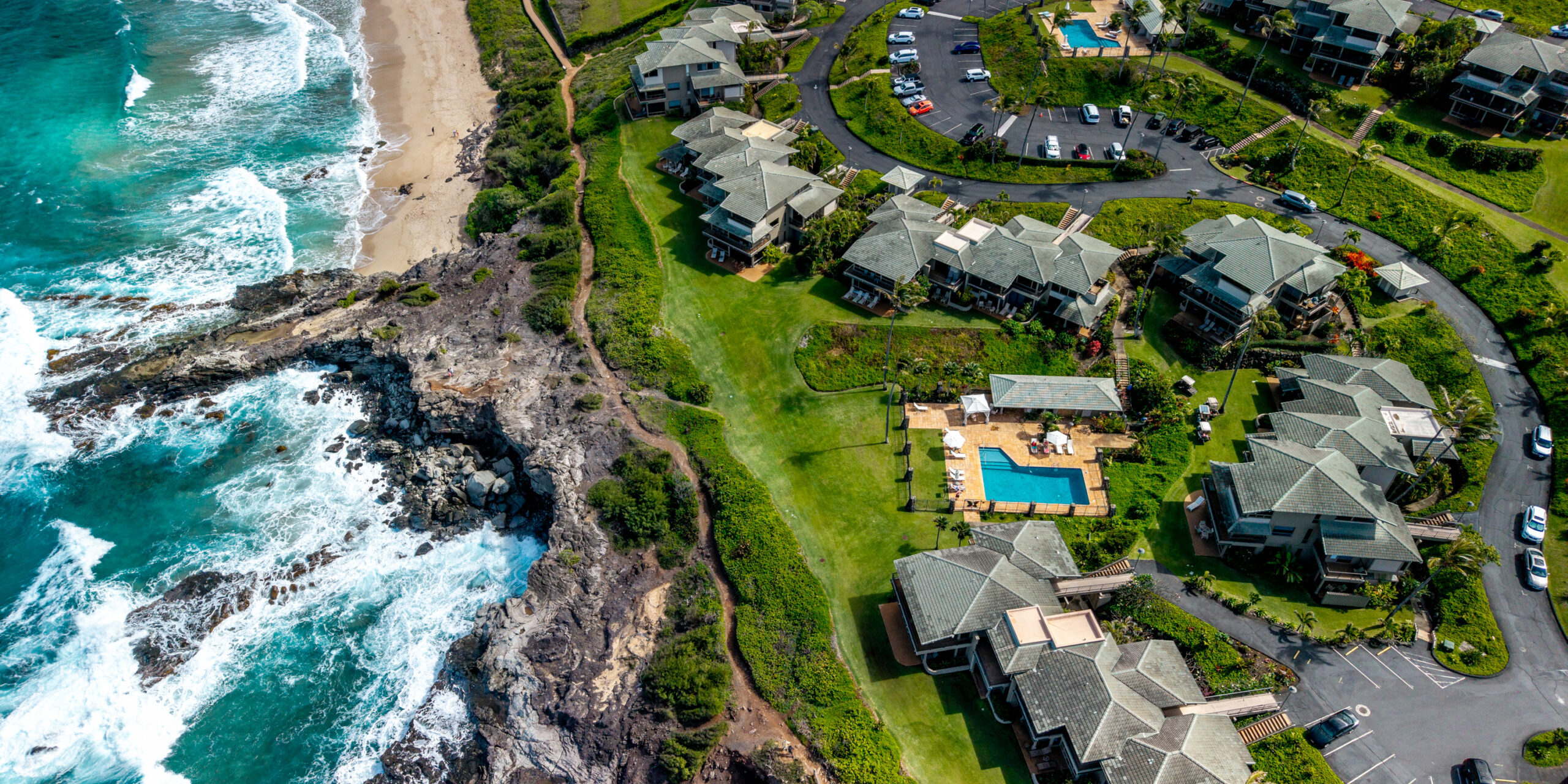 Kapalua Bay Villas Aerial Views of the Resort